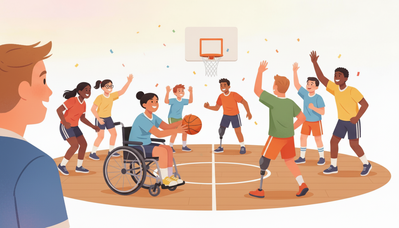 Children smiling and playing